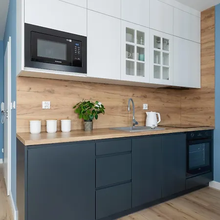 Lägenhet Pink & Blue Cozy In By Renters Kraków